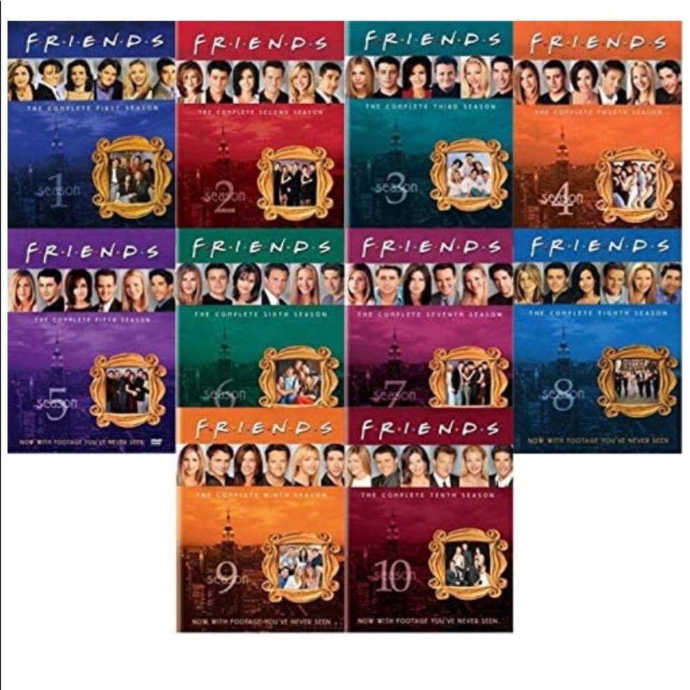 Friends: Collection Seasons 1,2,3,4,5,6,7,8,9 & 10
